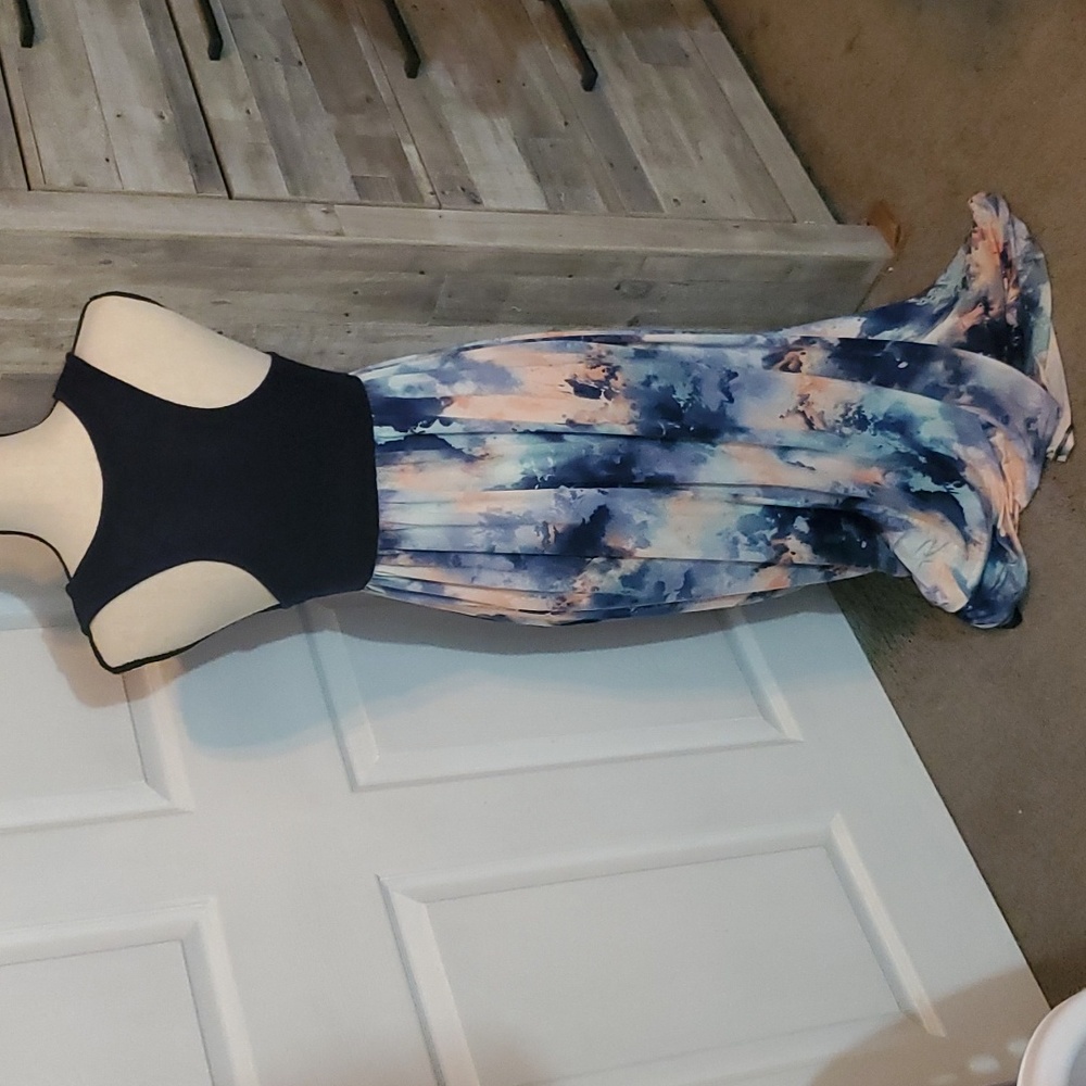WEEKEND SALE Womens Tank Top long dress Medium - Picture 3 of 3